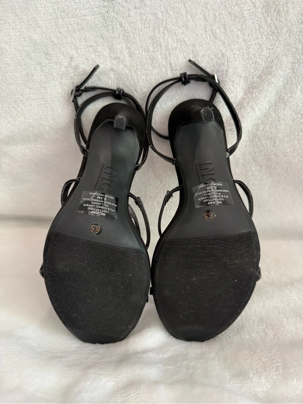 INC Black Butterfly Beaded Heels NWT Whimsigoth Fairycore Size 6.5 - Picture 5 of 7